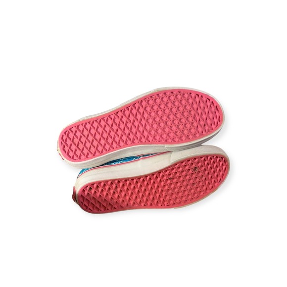 Vans x Hello Kitty Authentic Low Top Sneakers in Blue and Pink Size 7 Women - Picture 3 of 7
